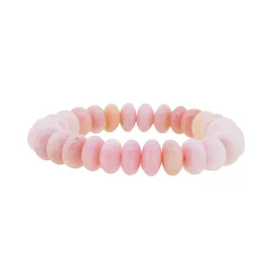 A-Grade Pink Opal Rondelle