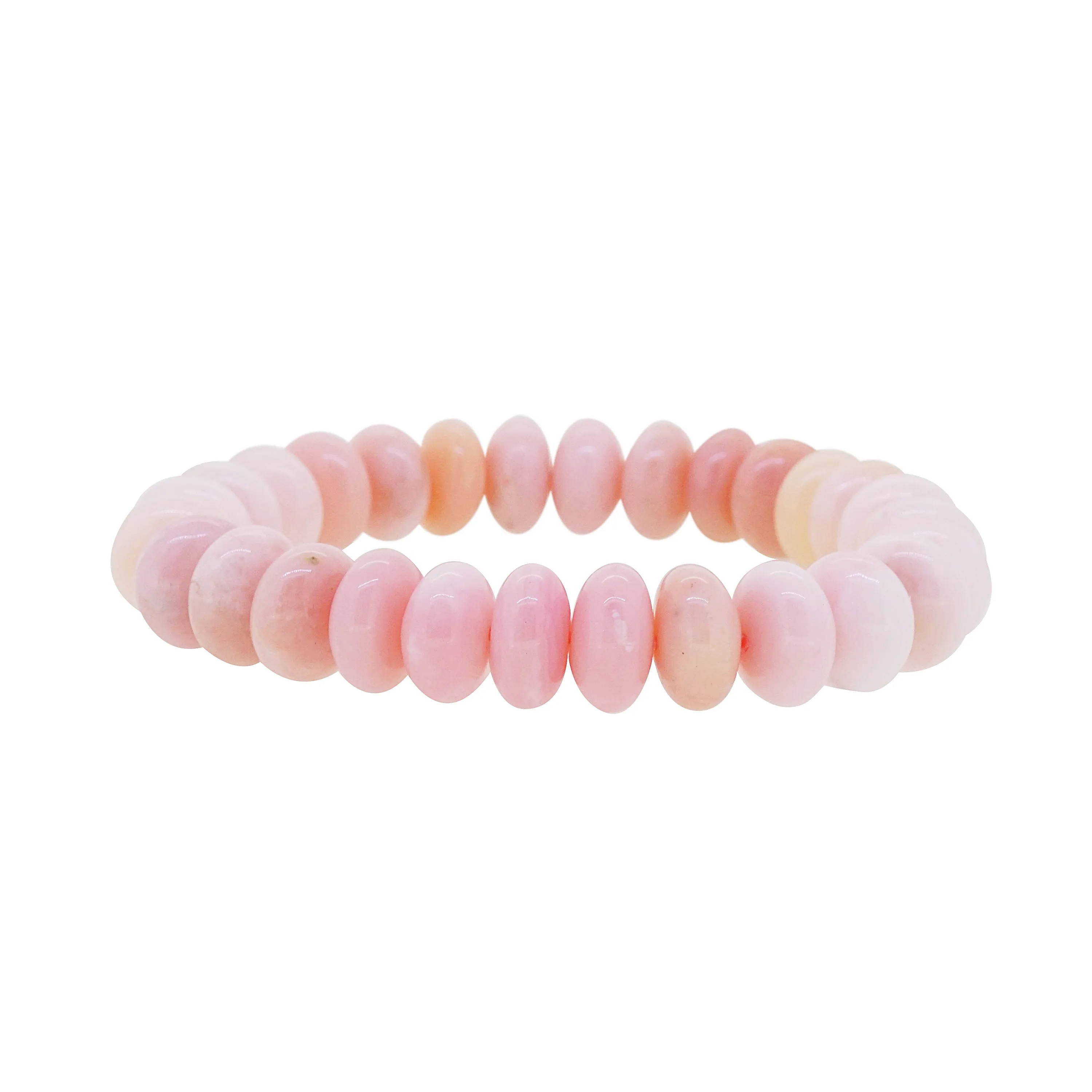 A-Grade Pink Opal Rondelle