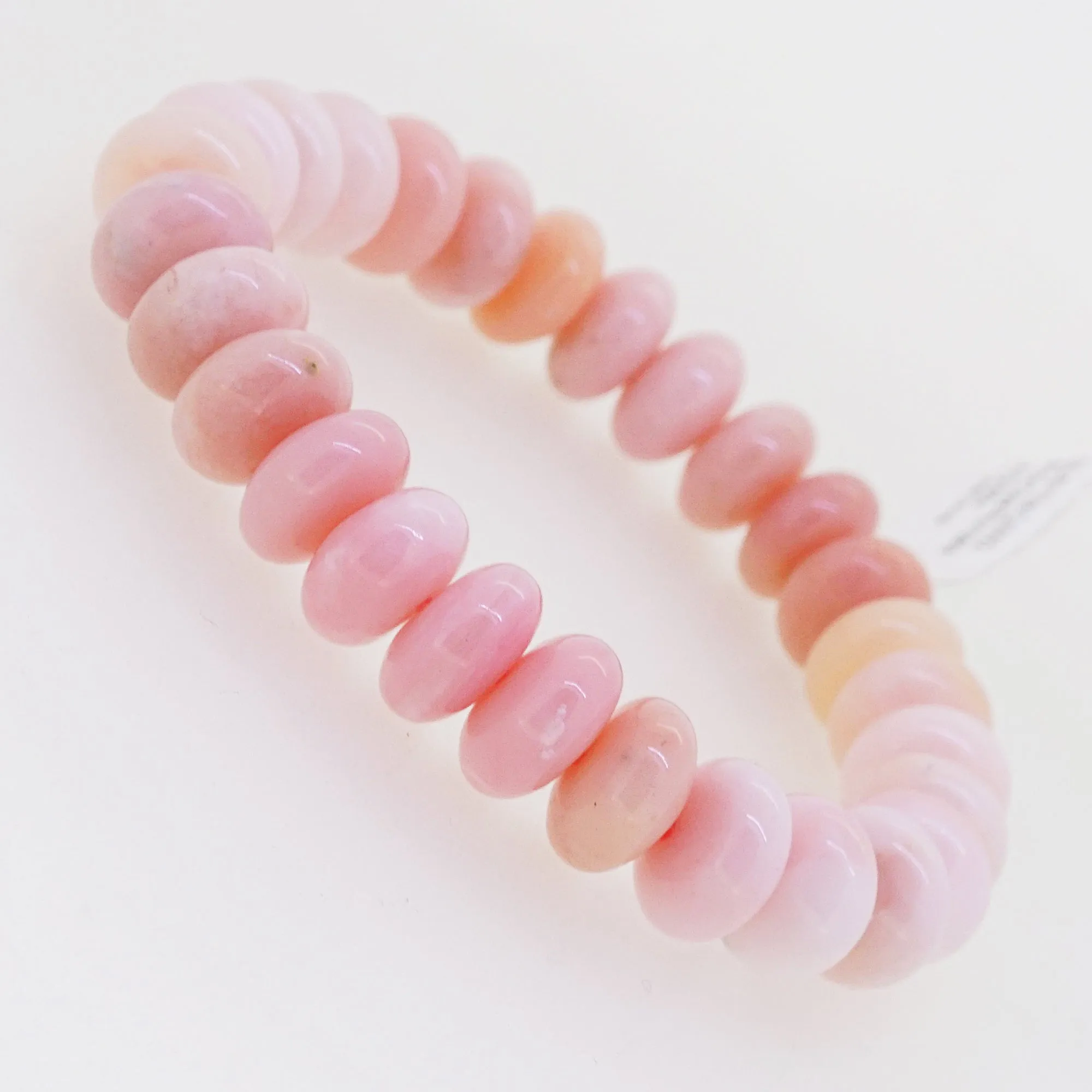 A-Grade Pink Opal Rondelle
