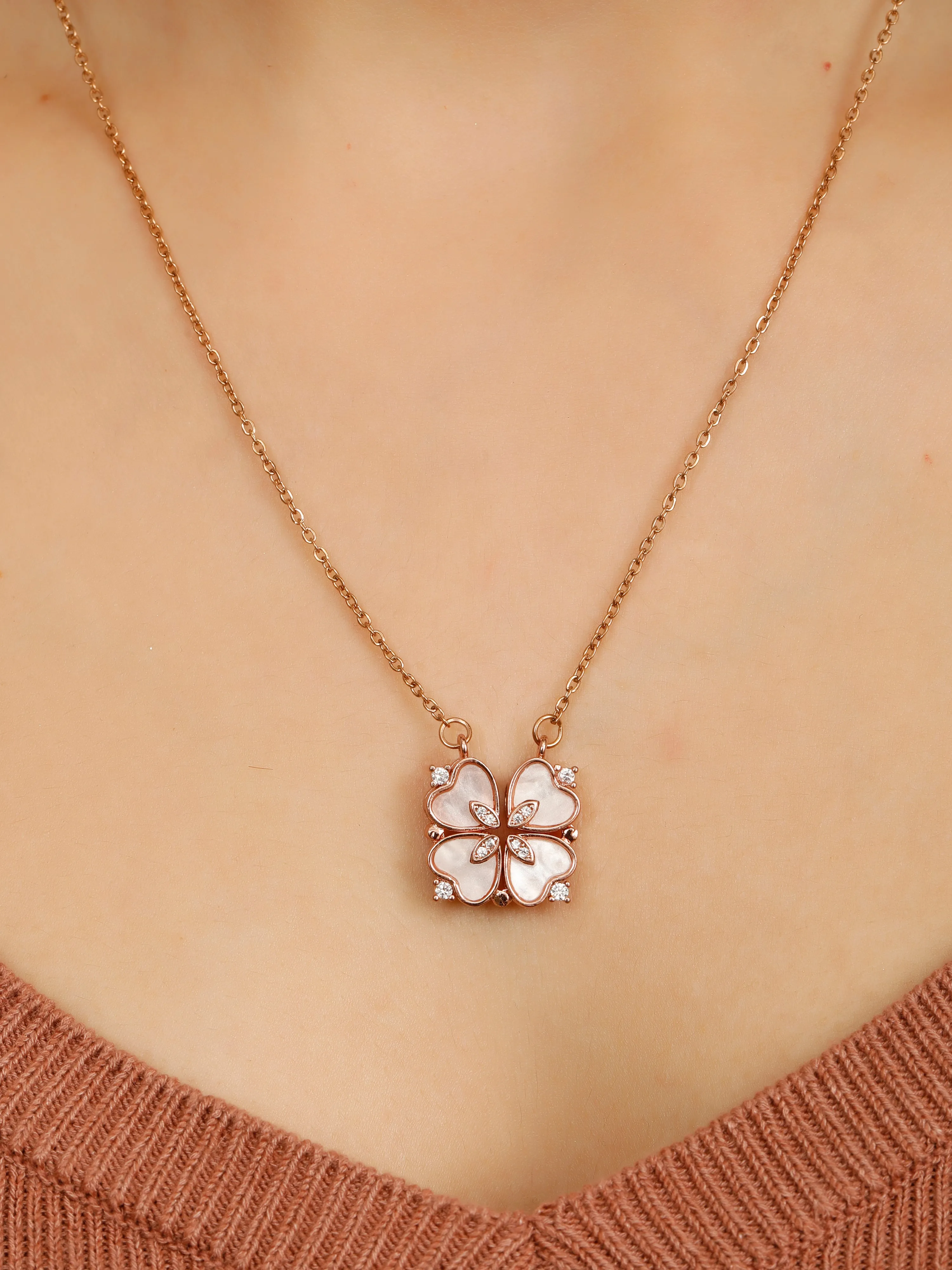 Abstract Flora/Dazzling Hearts Pendants