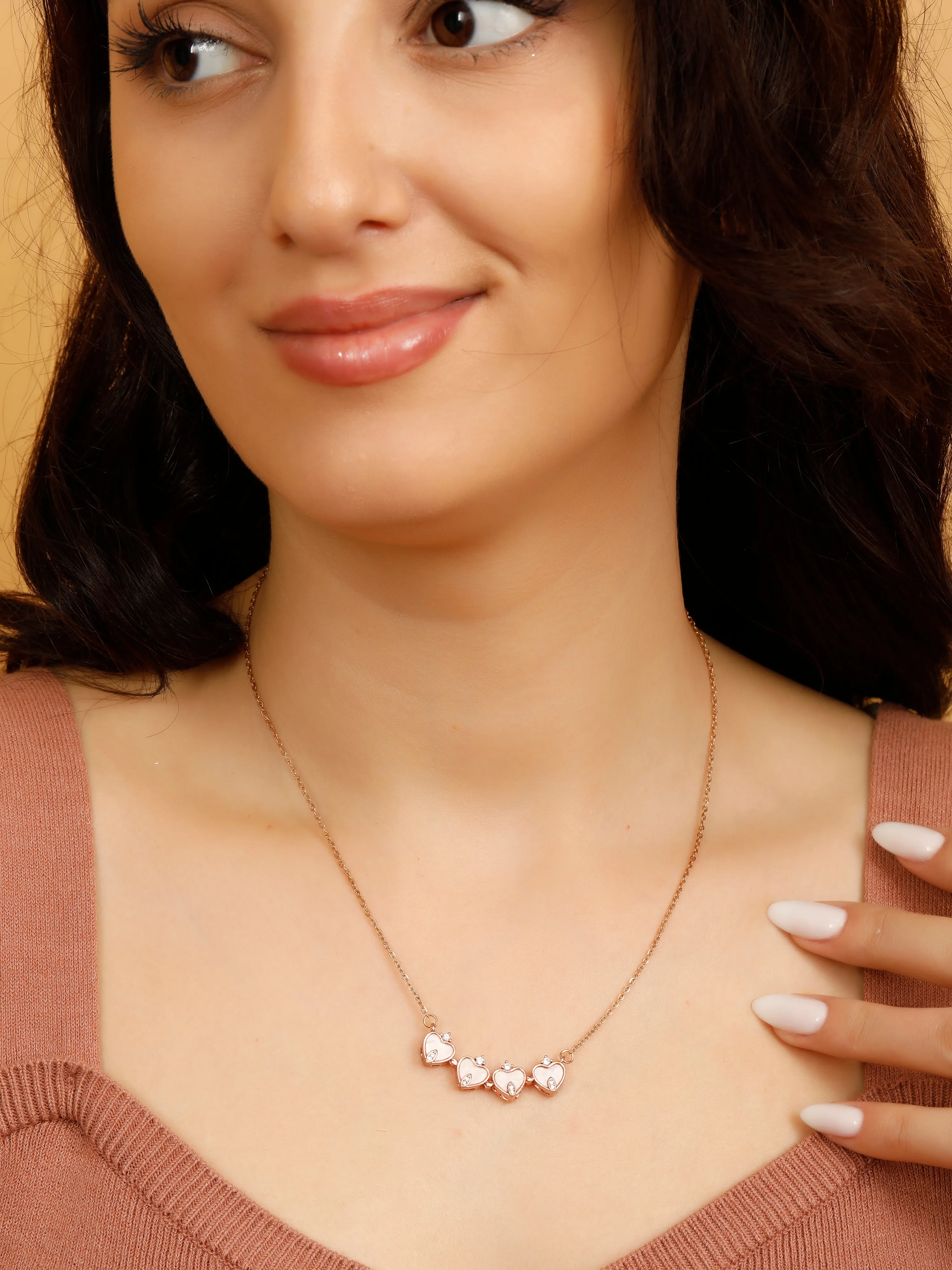 Abstract Flora/Dazzling Hearts Pendants