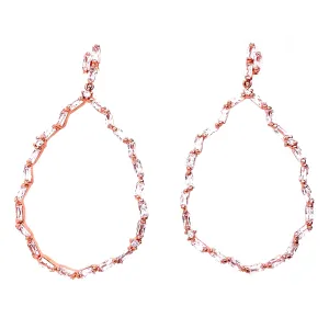 Baguette Teardrop Earrings