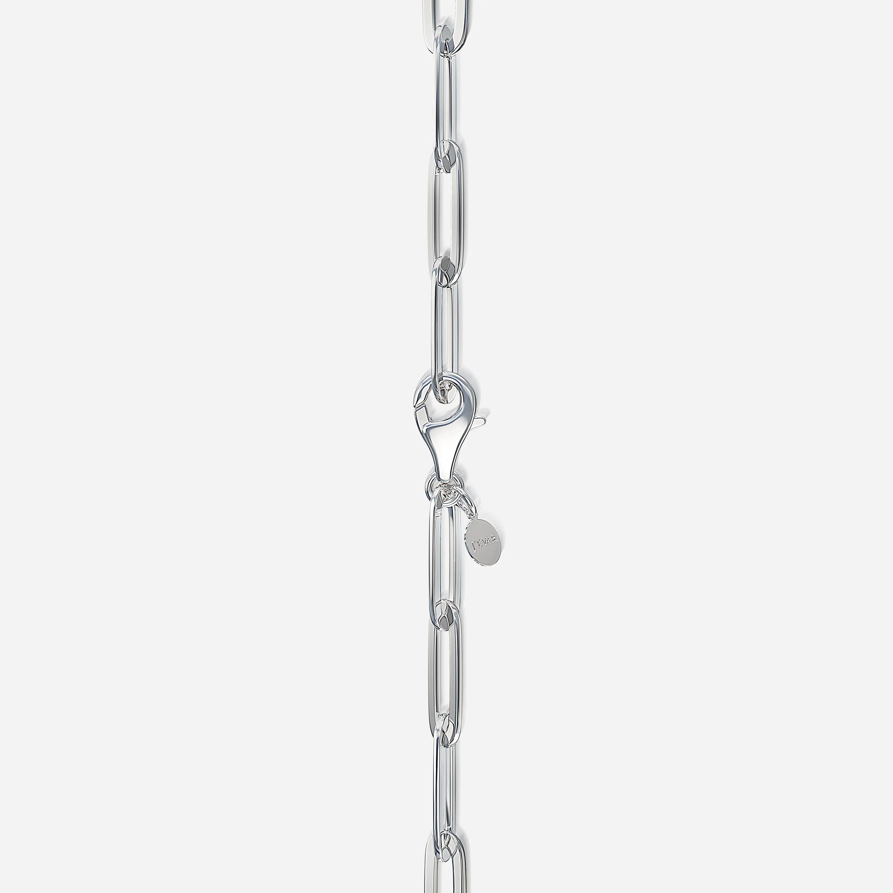 Bold Heart Paperclip Bracelet
