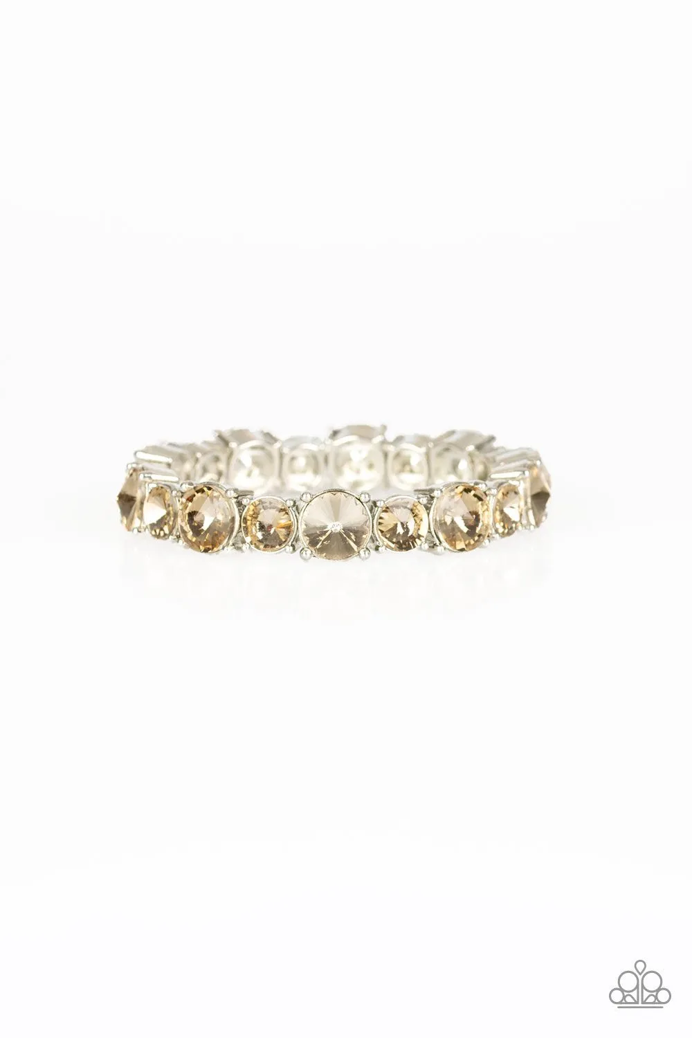 Born To Bedazzle - Brown Bracelet