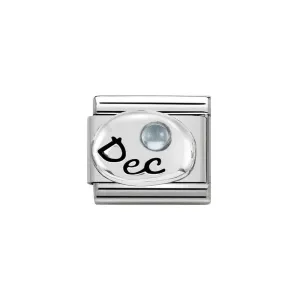 Composable Classic December Link - Silver - Topaz - 330505/12