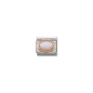 Composable Rose Gold Pink Opal Link - 430501/22