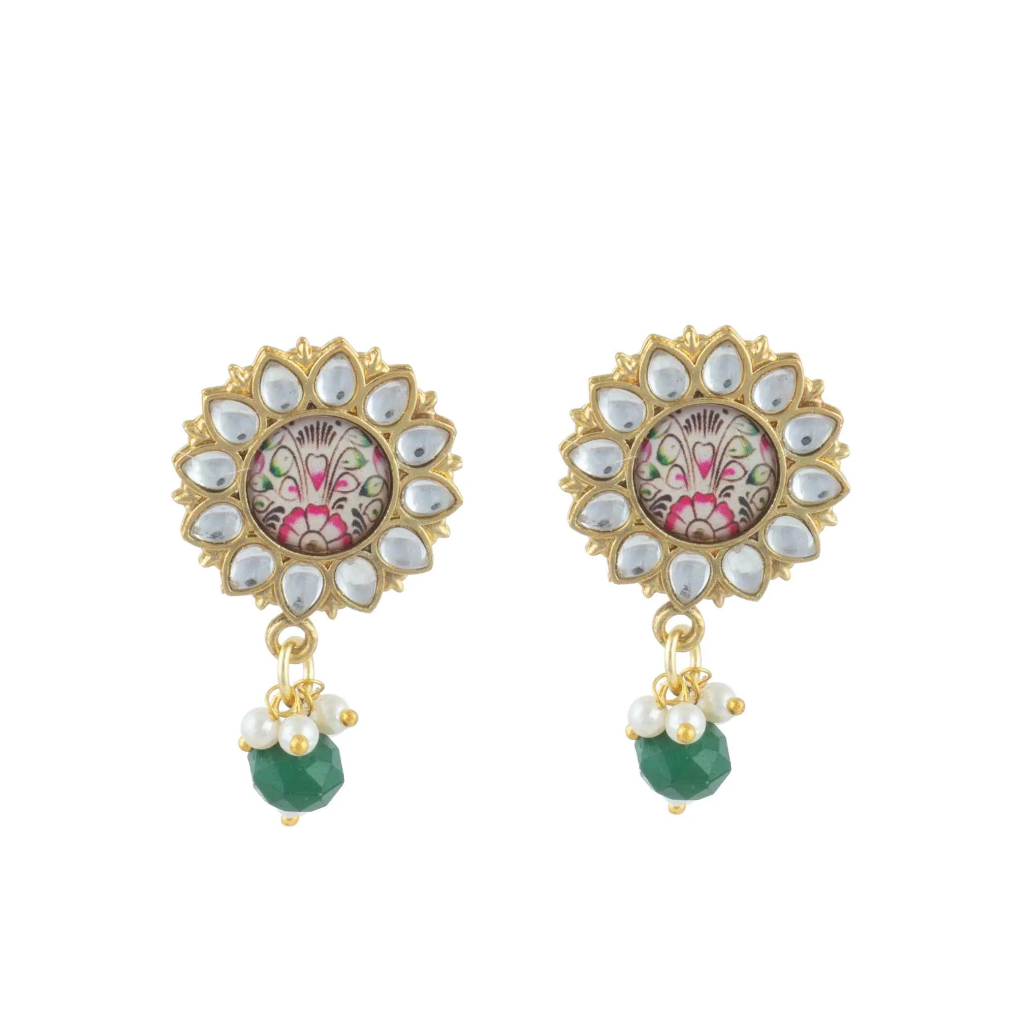 Dazzling Diamond, Pearl, Golden Choker