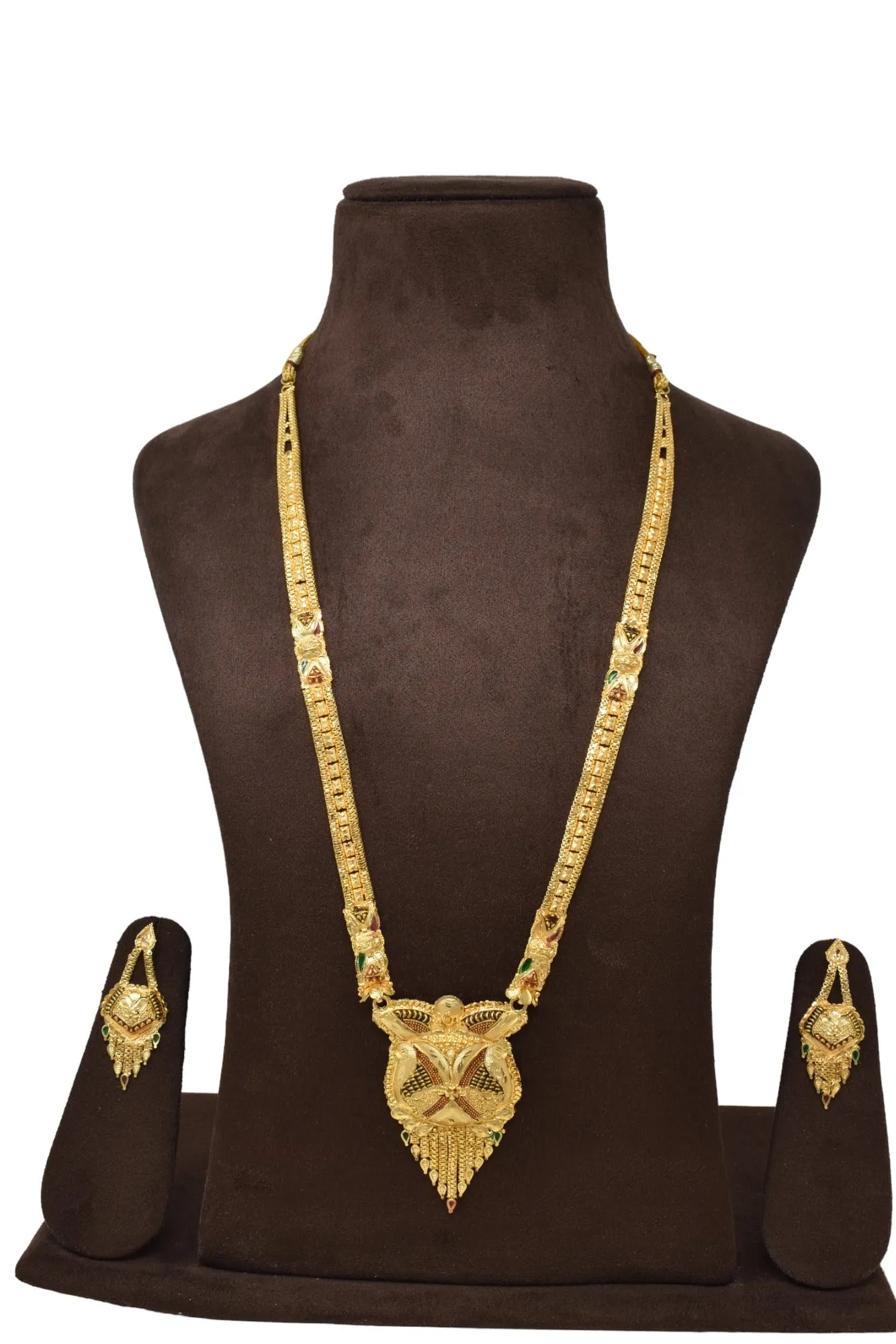 Dazzling Gold-Finish, Long Haram Set