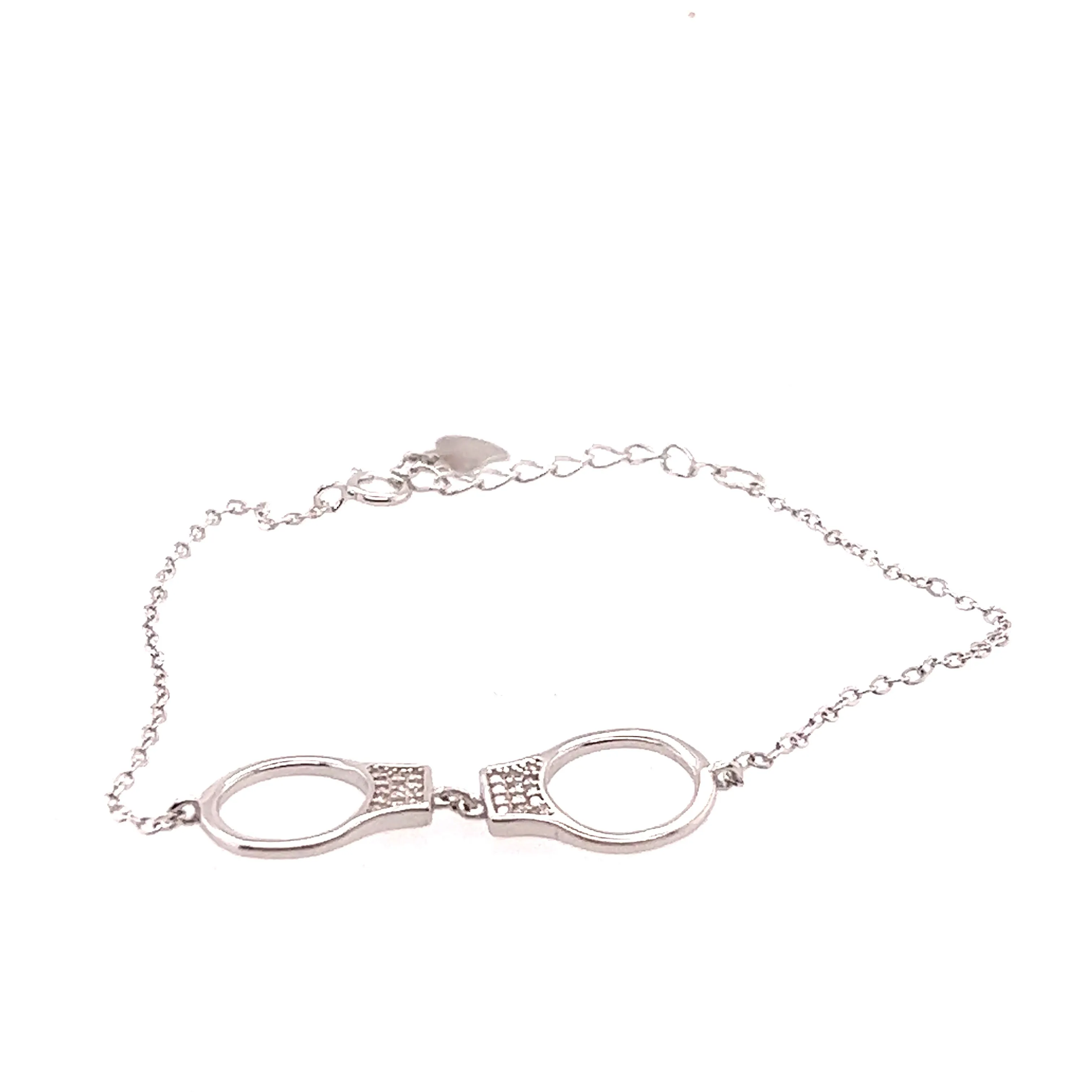 Delicate Cubic Zirconia Handcuff Bracelet