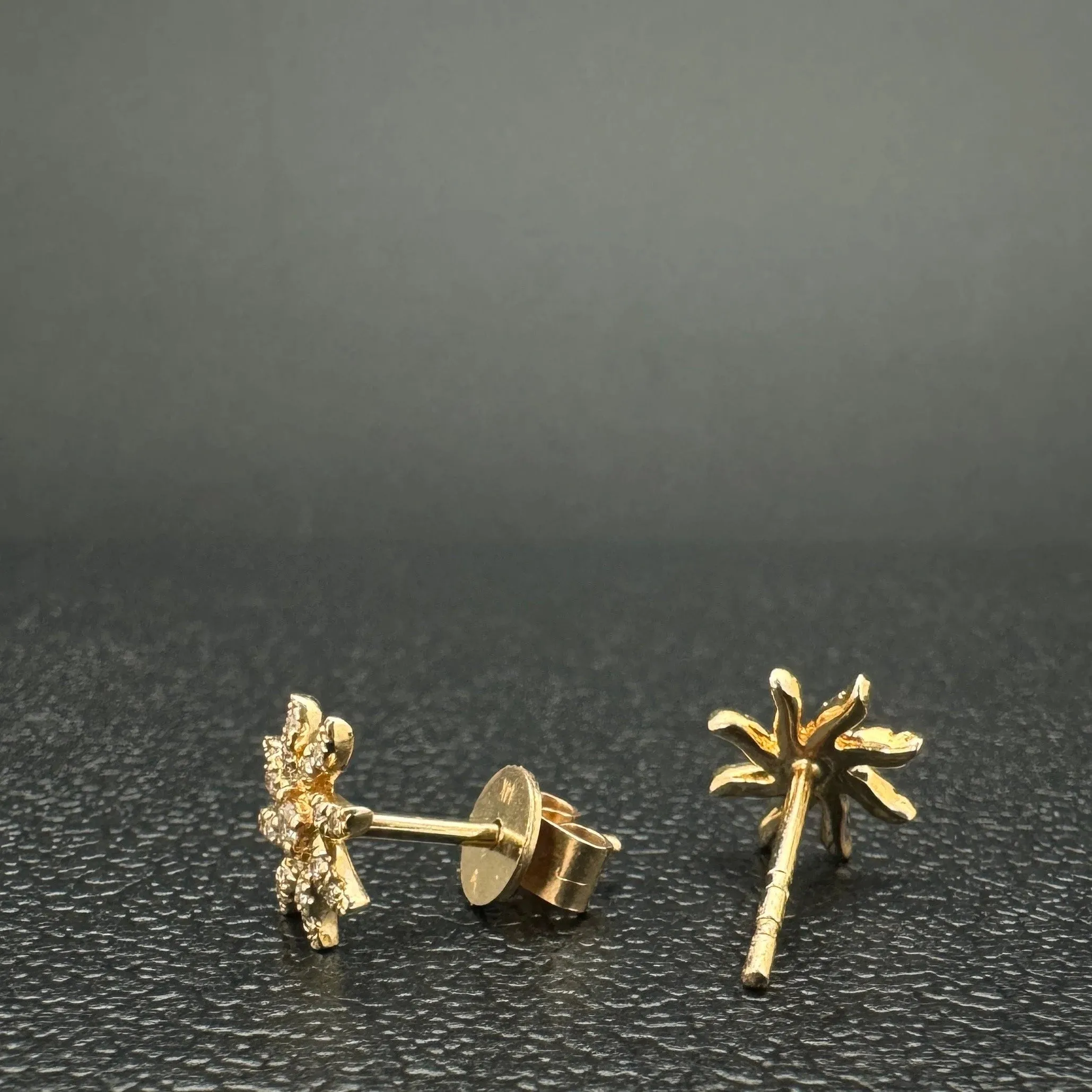 Diamond Sunrise Ear Studs