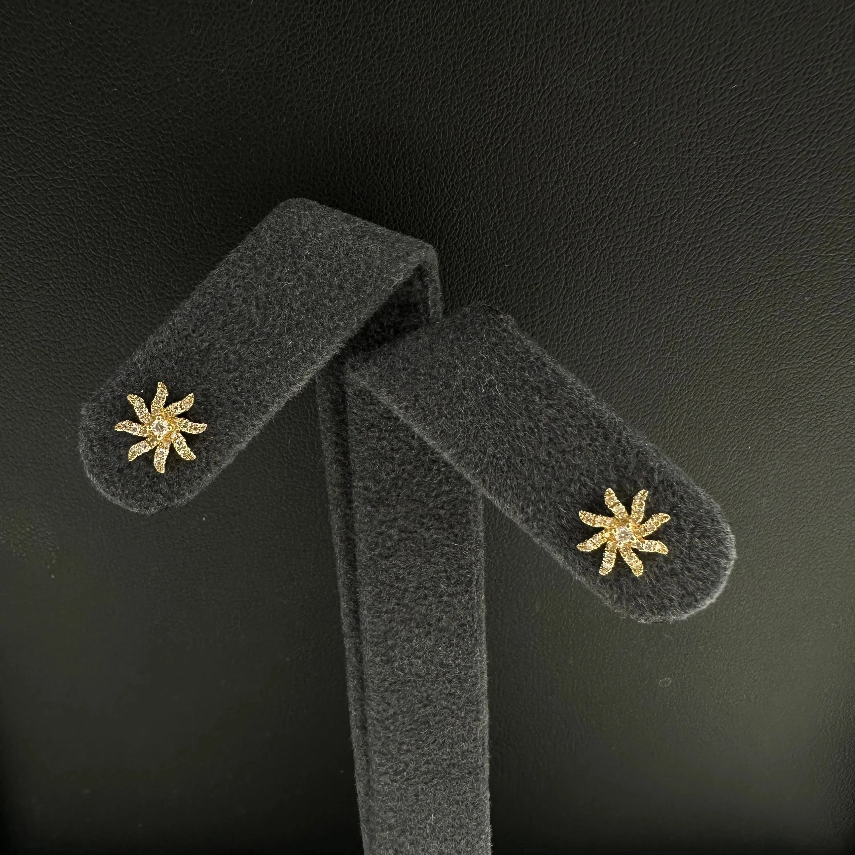 Diamond Sunrise Ear Studs