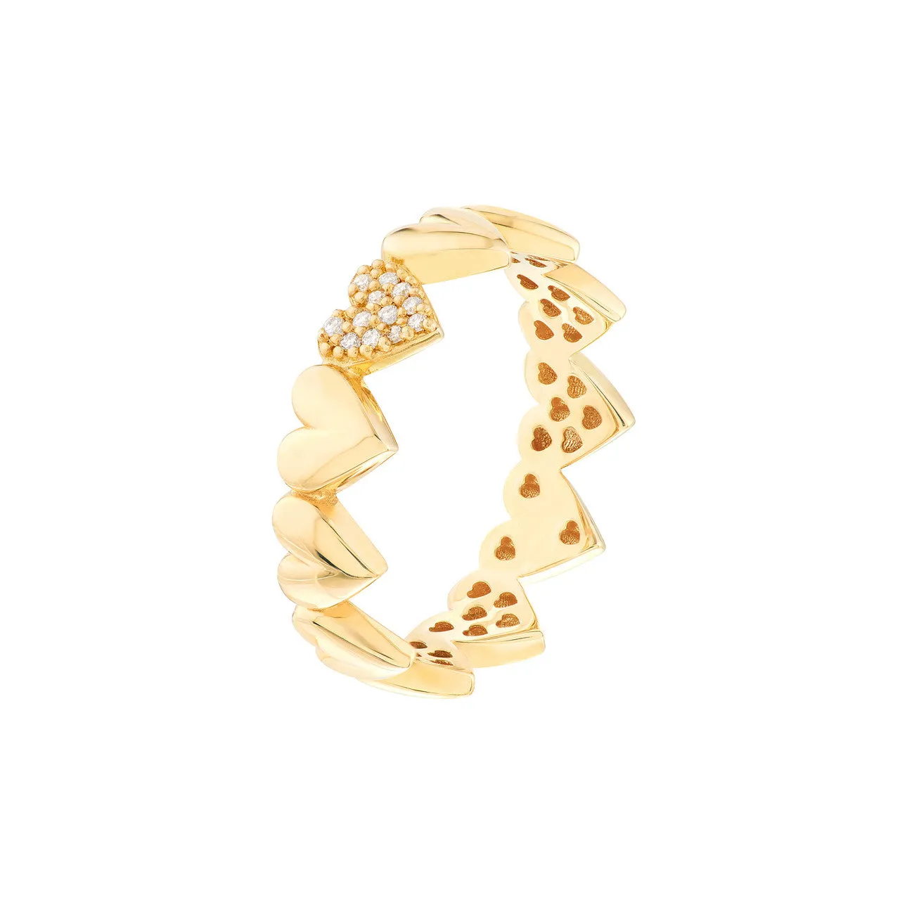Heart Infinity Ring