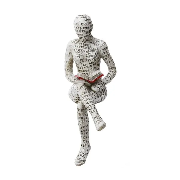 🔥Last Day 49% OFF🔥📚Nordic Modern Reading Woman Statue