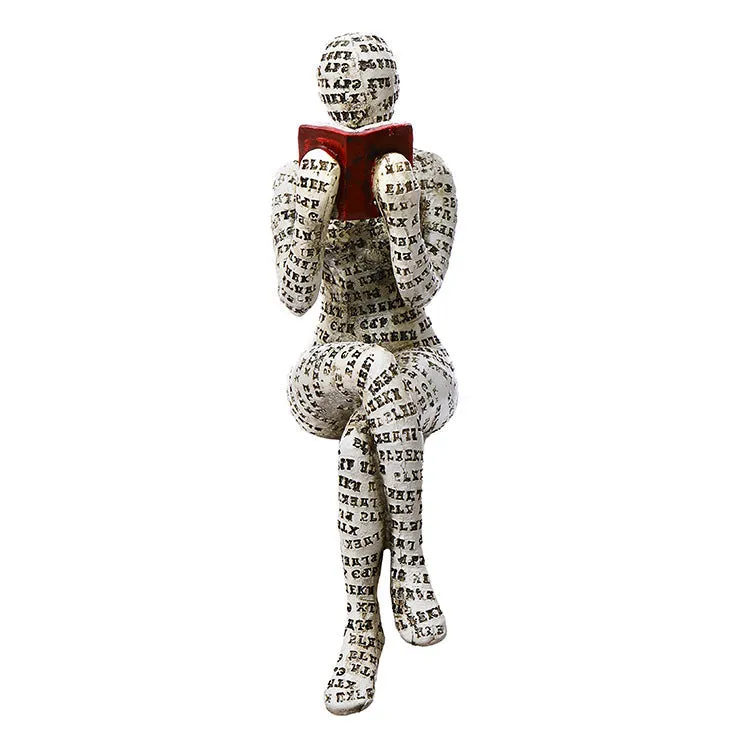 🔥Last Day 49% OFF🔥📚Nordic Modern Reading Woman Statue