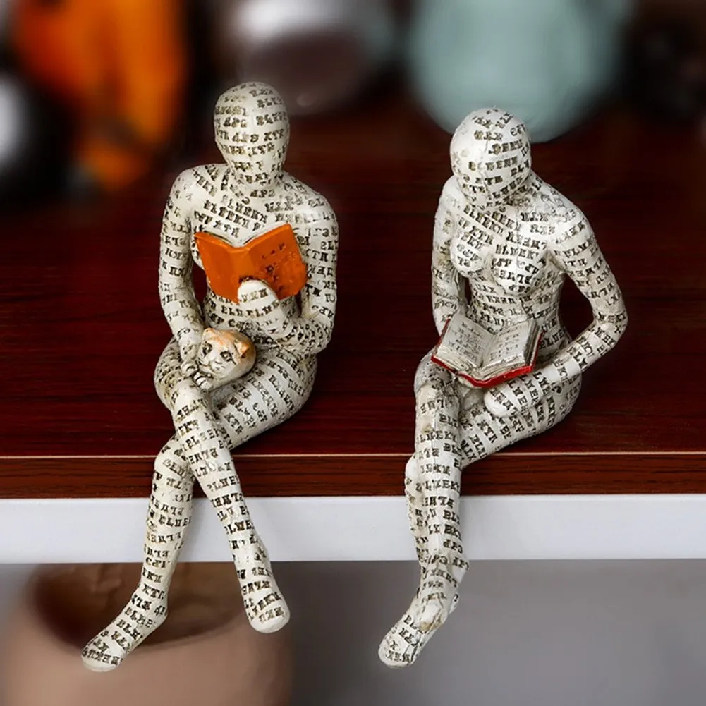 🔥Last Day 49% OFF🔥📚Nordic Modern Reading Woman Statue