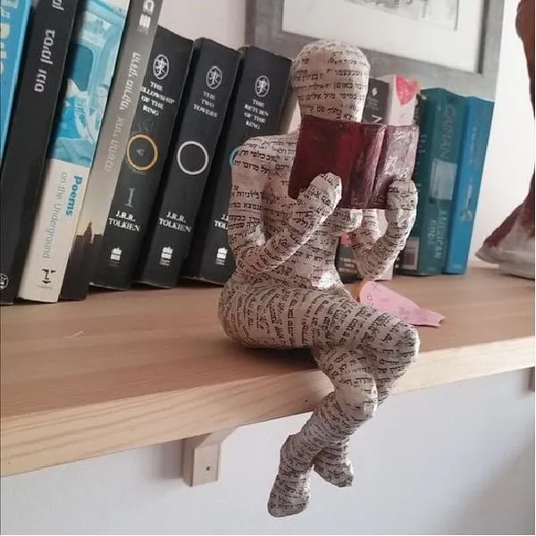🔥Last Day 49% OFF🔥📚Nordic Modern Reading Woman Statue