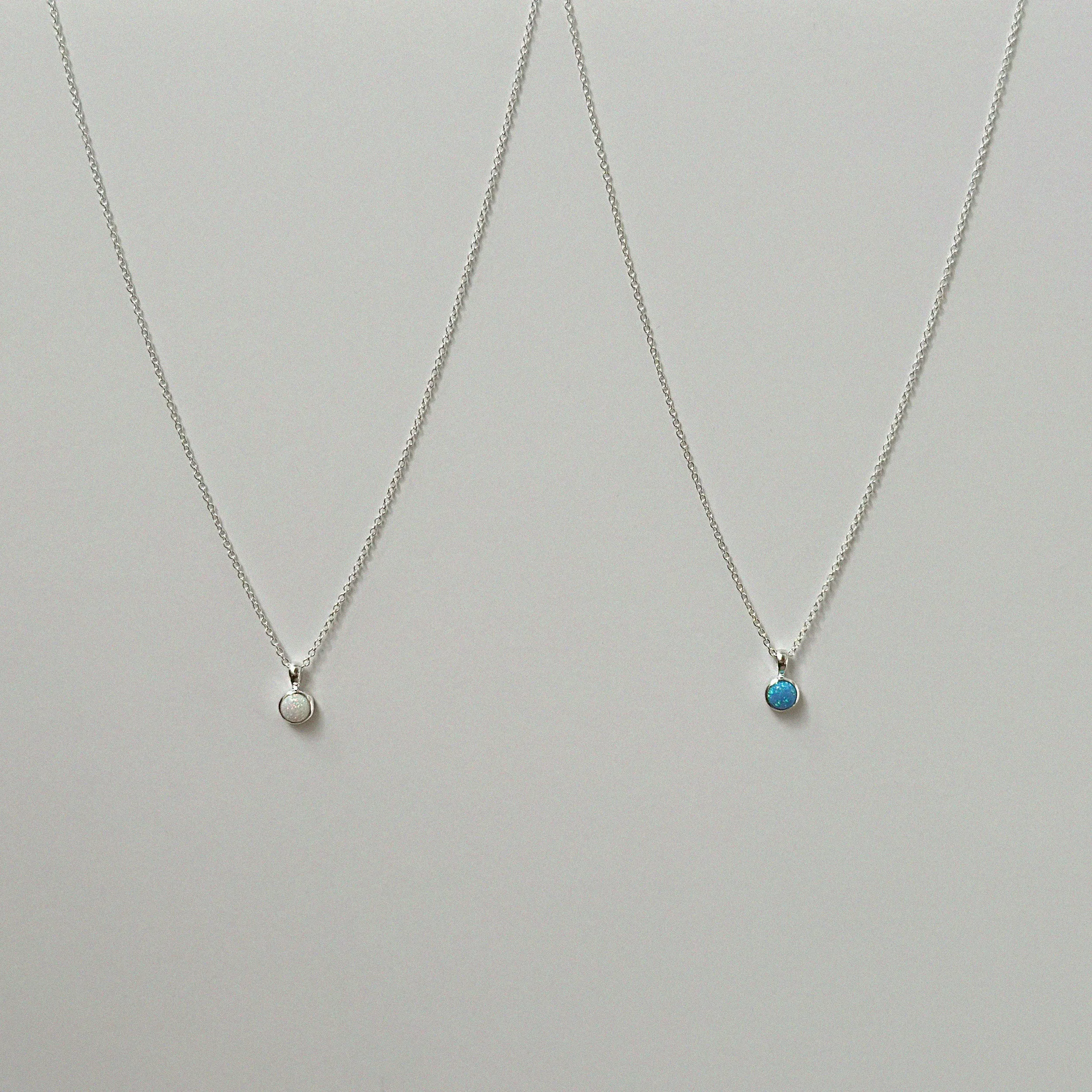Opal Pendant Necklace (Small)