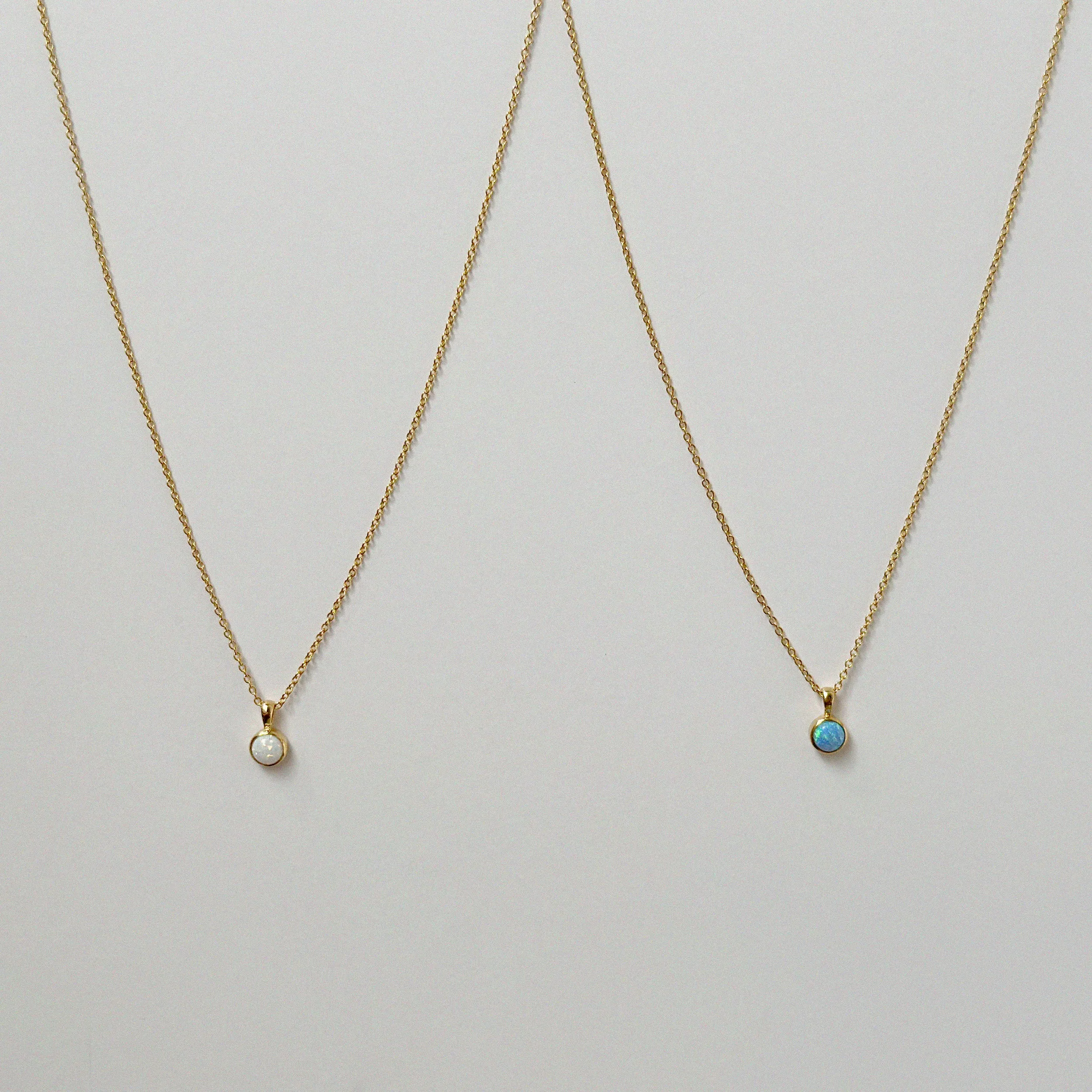Opal Pendant Necklace (Small)