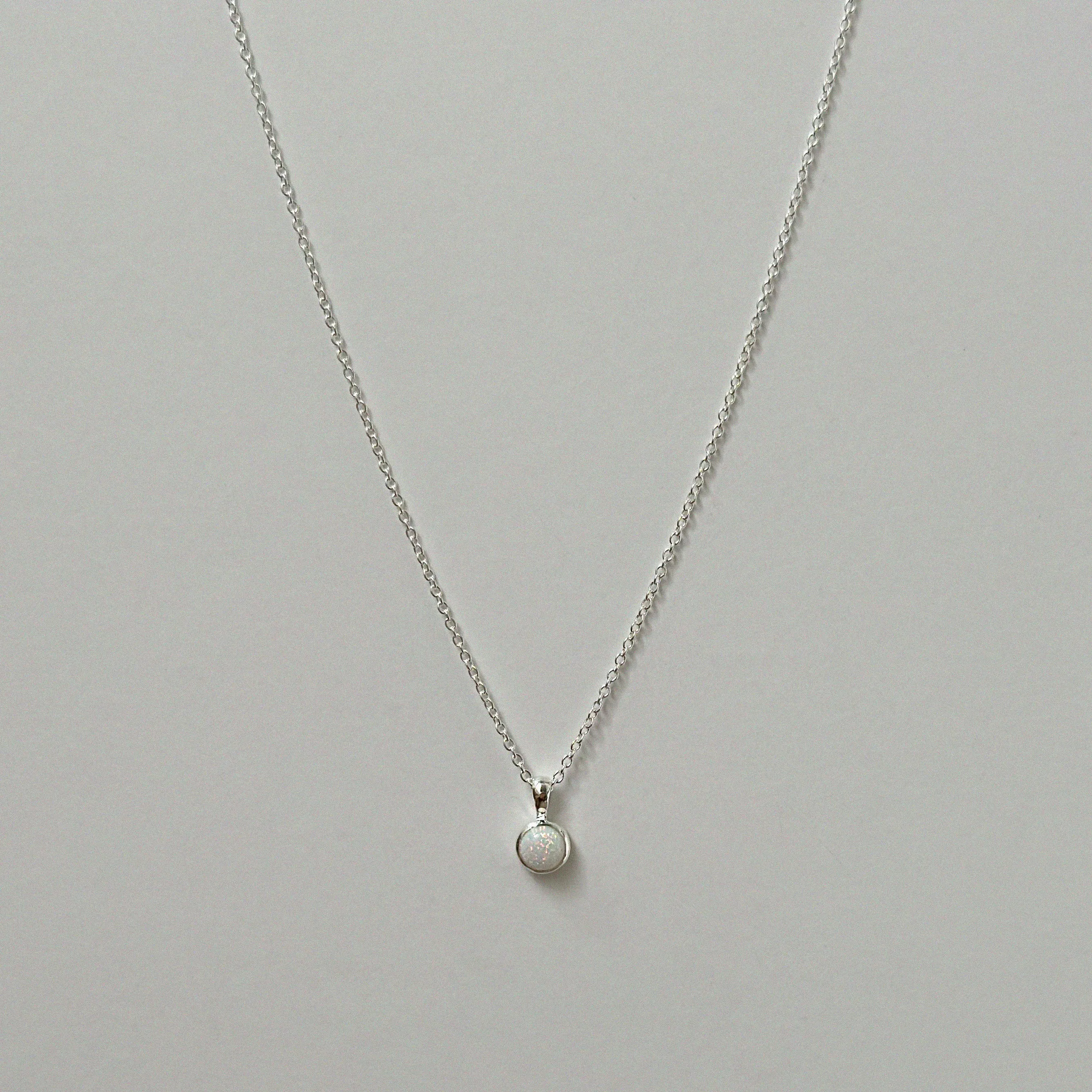 Opal Pendant Necklace (Small)