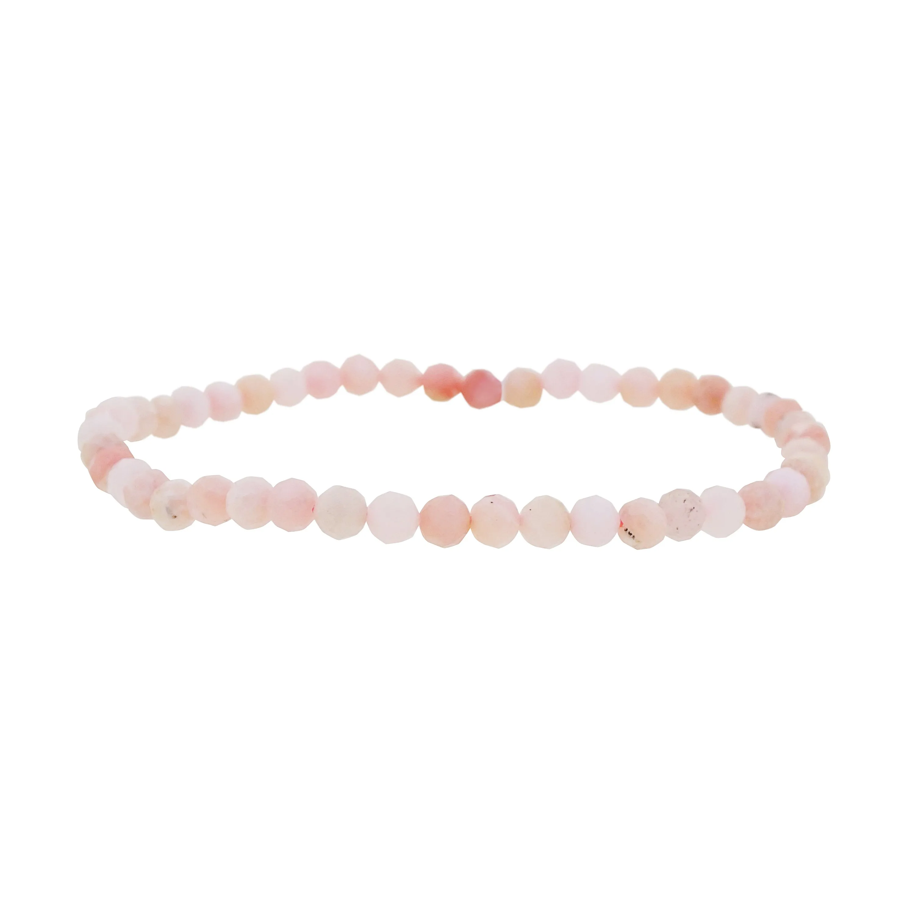 Pink Opal Faceted 4mm