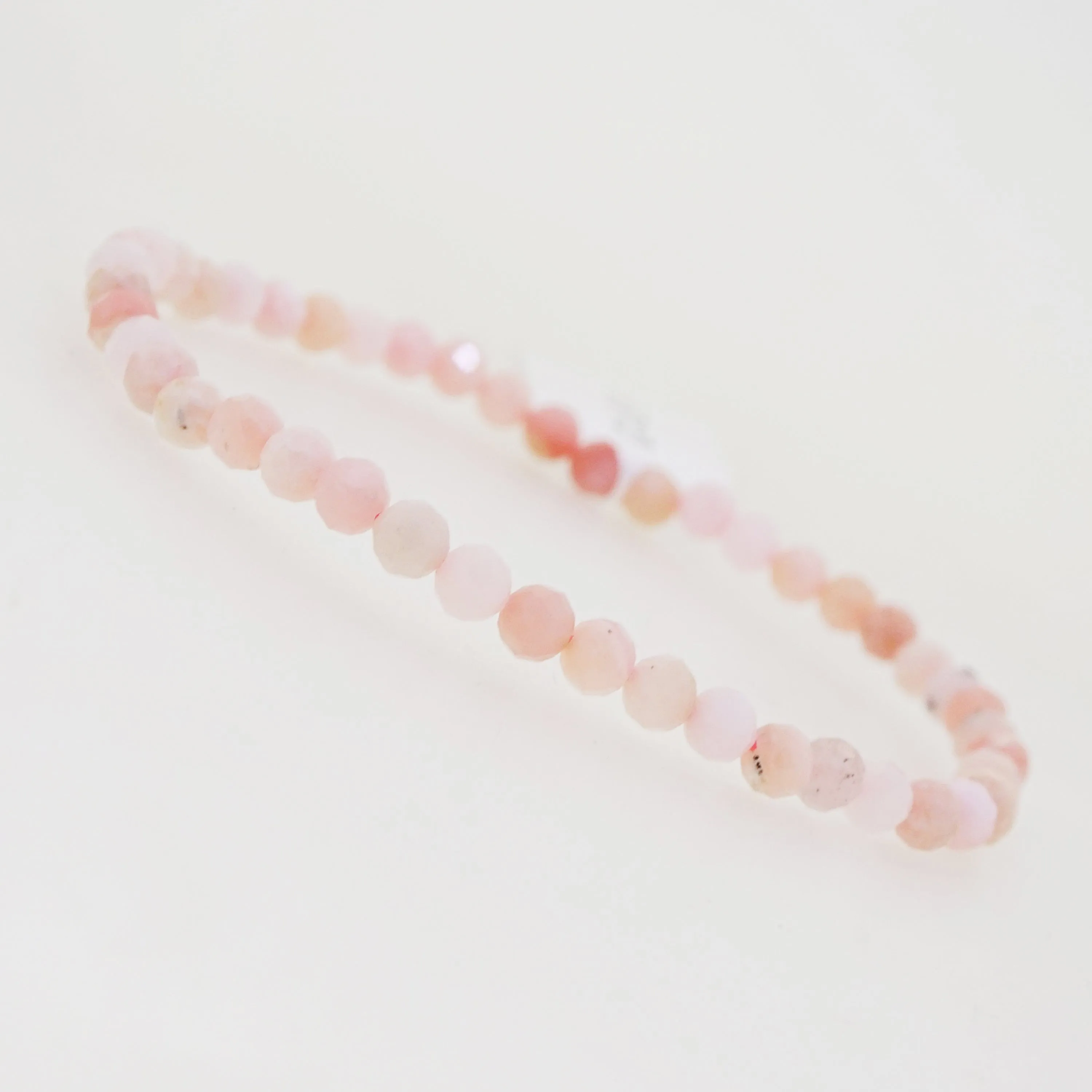 Pink Opal Faceted 4mm