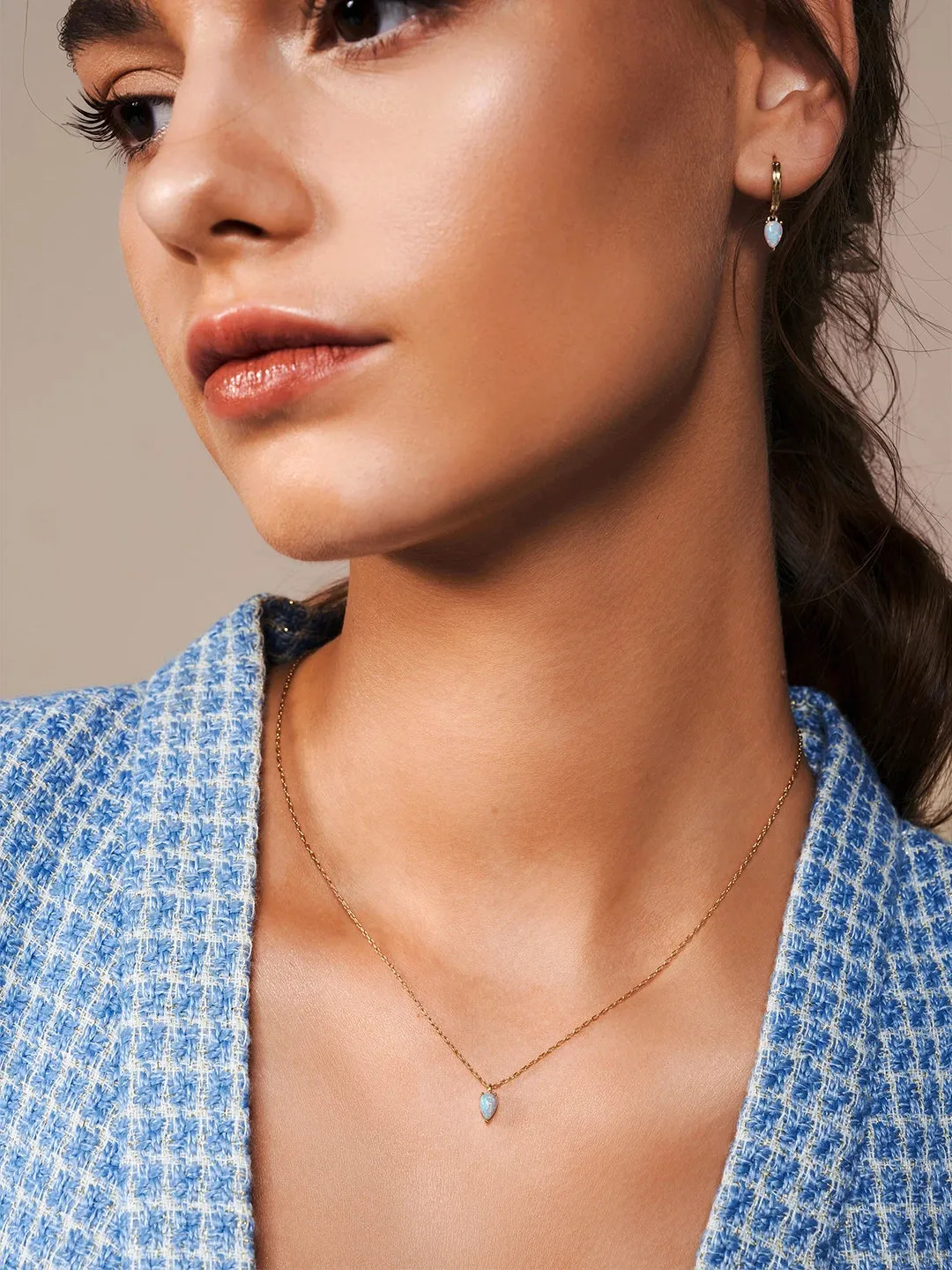 Teardrop Opal Drops