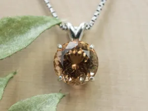 Topaz Pendant; Natural Untreated Ukraine Topaz; 6.445cts