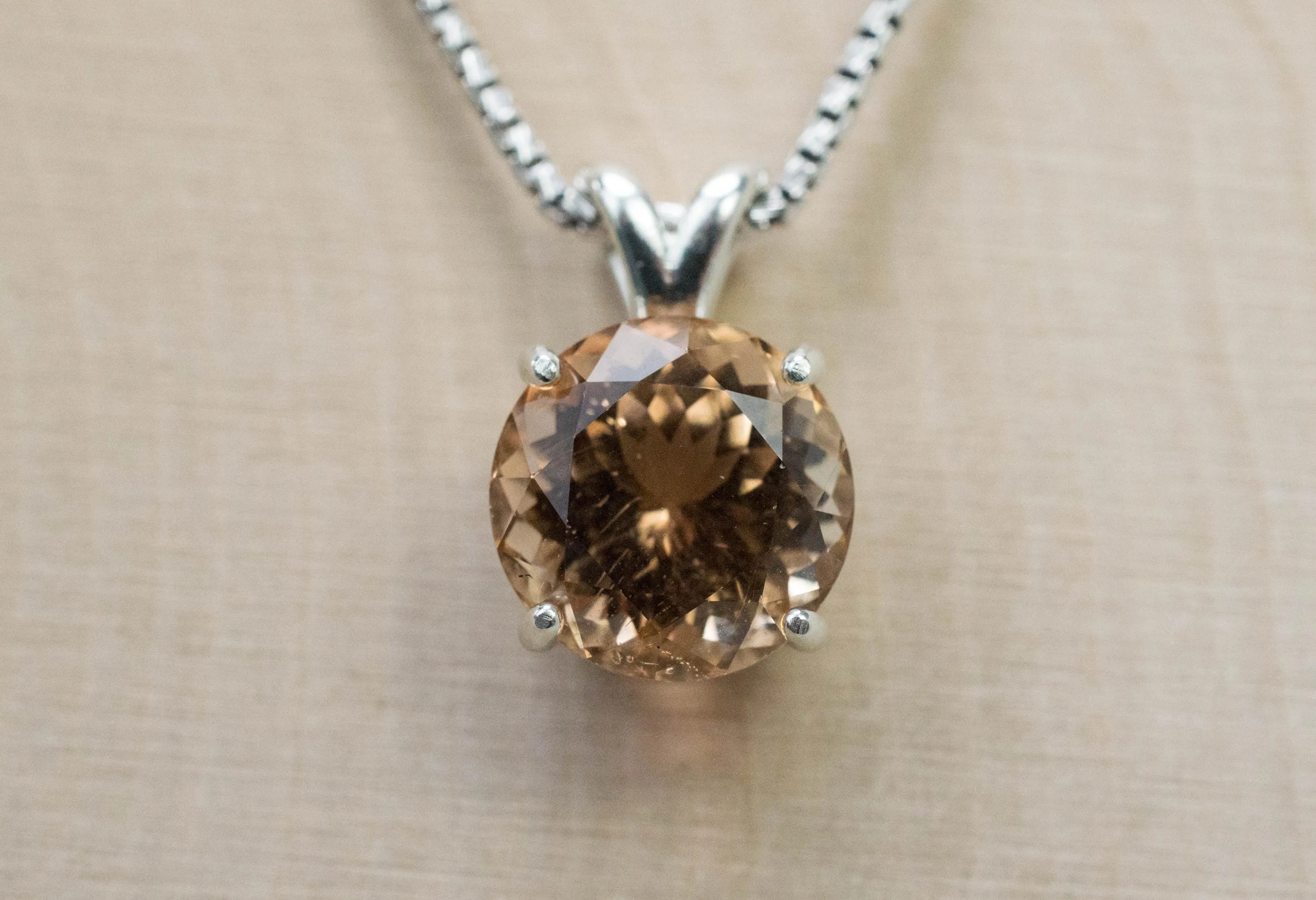 Topaz Pendant; Natural Untreated Ukraine Topaz; 6.445cts