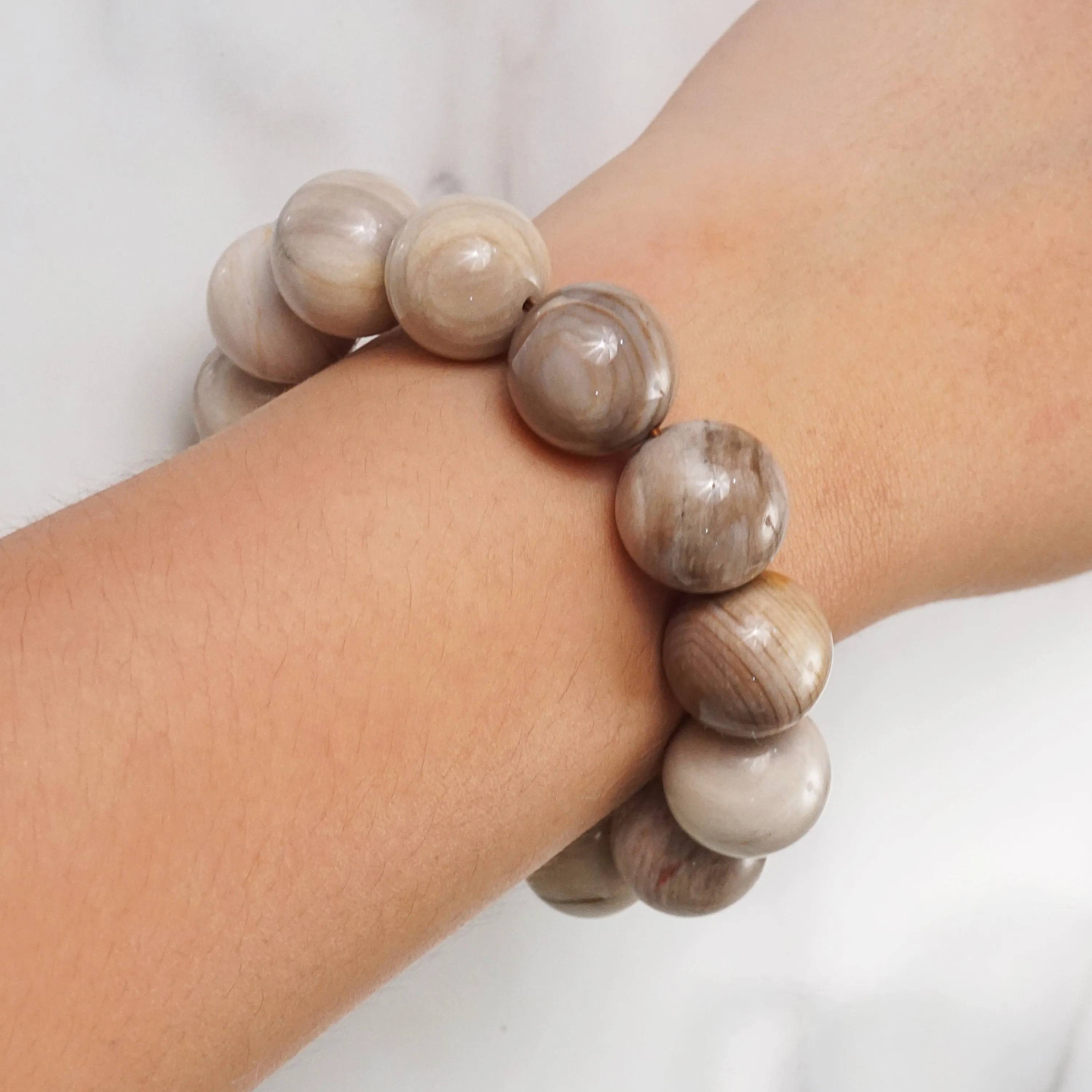 Wood Opalite 16mm