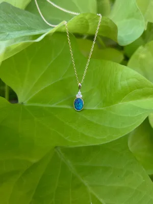 Yellow Gold Opal Pendant